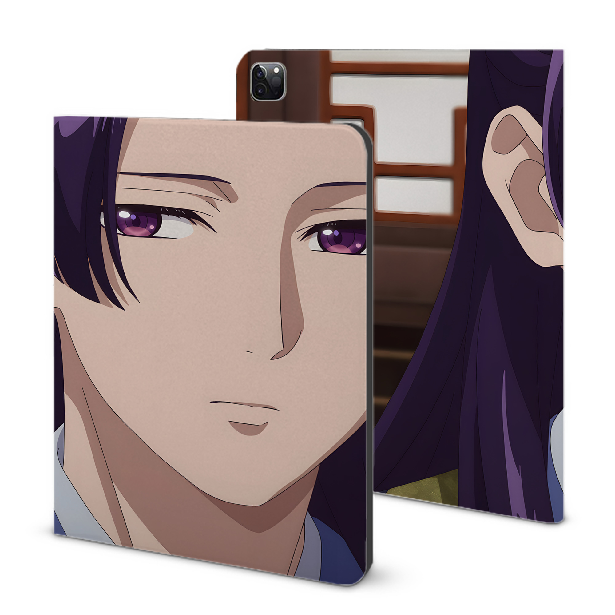 （画像用） 薬屋のひとりごと The Apothecary Diaries IPad ケース ブック型 PUレザー TPU 耐衝撃 軽量 薄型 ペン収納なし 全面保護 IPad 各モデル対応